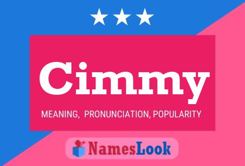 Cimmy Name Poster