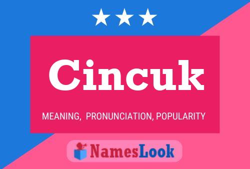 Cincuk Name Poster