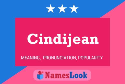 Cindijean Name Poster