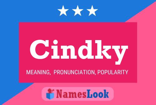 Cindky Name Poster