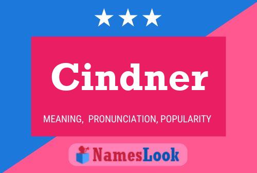 Cindner Name Poster