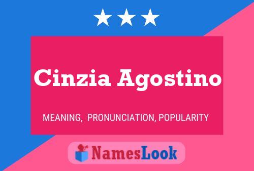 Cinzia Agostino Name Poster