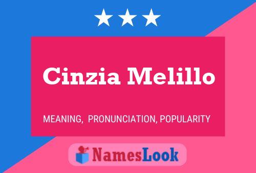 Cinzia Melillo Name Poster