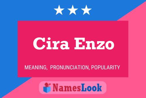 Cira Enzo Name Poster