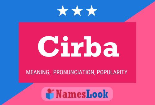 Cirba Name Poster