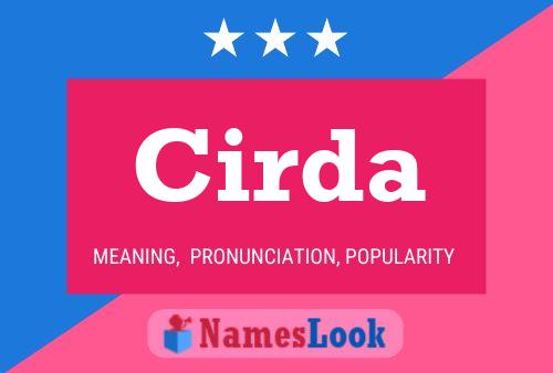 Cirda Name Poster