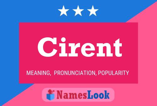 Cirent Name Poster