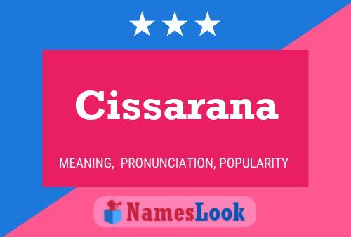 Cissarana Name Poster