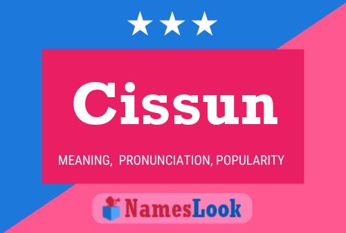 Cissun Name Poster