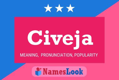 Civeja Name Poster