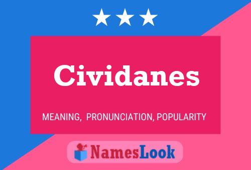 Cividanes Name Poster