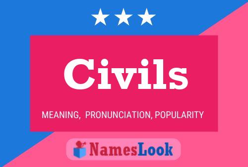 Civils Name Poster