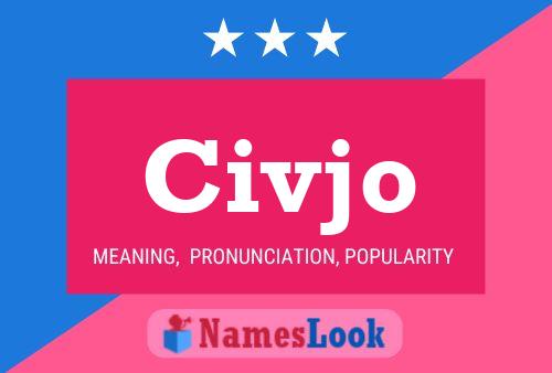 Civjo Name Poster