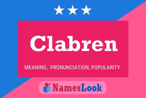 Clabren Name Poster