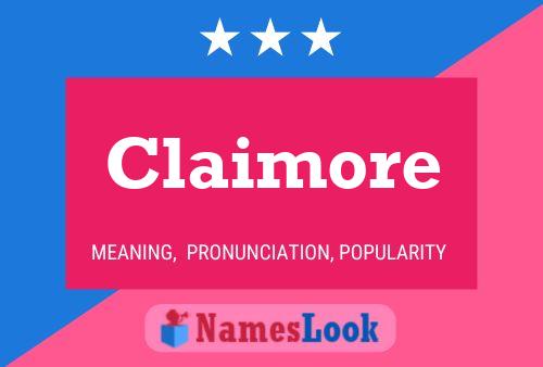 Claimore Name Poster