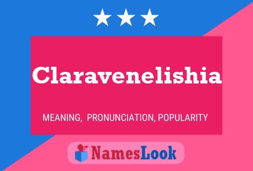 Claravenelishia Name Poster