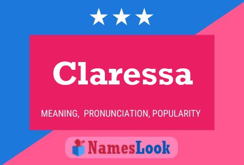 Claressa Name Poster