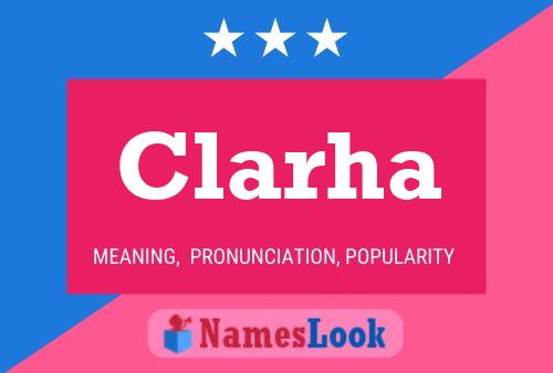 Clarha Name Poster