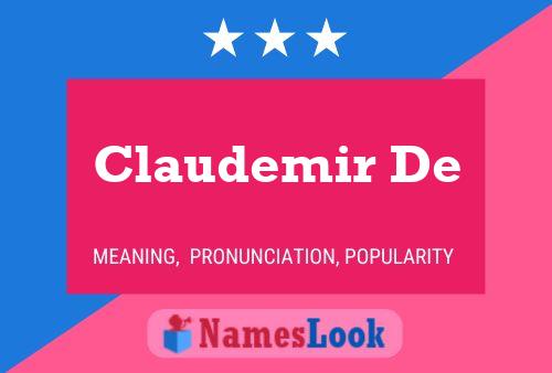 Claudemir De Name Poster