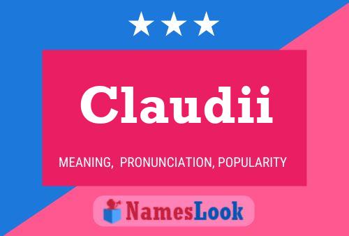 Claudii Name Poster