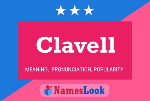 Clavell Name Poster