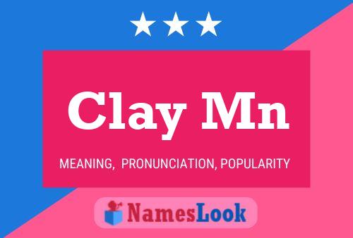 Clay Mn Name Poster