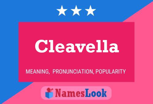 Cleavella Name Poster