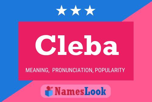 Cleba Name Poster