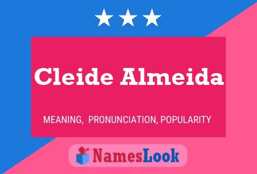 Cleide Almeida Name Poster