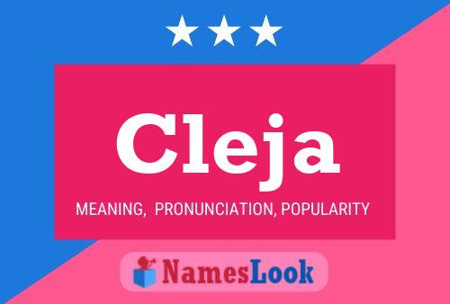 Cleja Name Poster