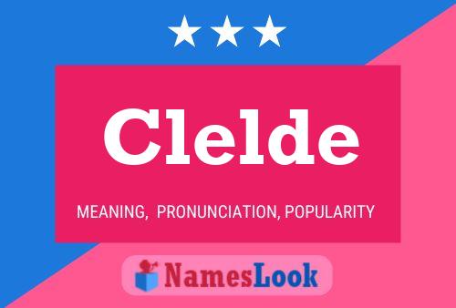 Clelde Name Poster