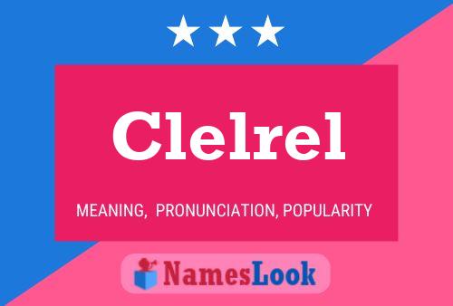 Clelrel Name Poster