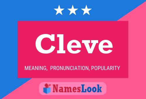 Cleve Name Poster