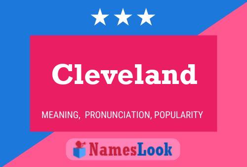 Cleveland Name Poster