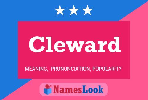 Cleward Name Poster