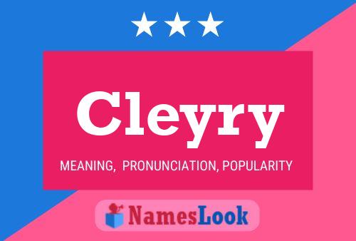 Cleyry Name Poster