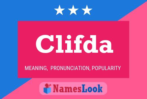 Clifda Name Poster