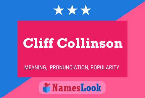 Cliff Collinson Name Poster