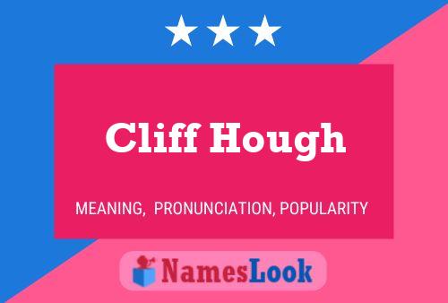 Cliff Hough Name Poster