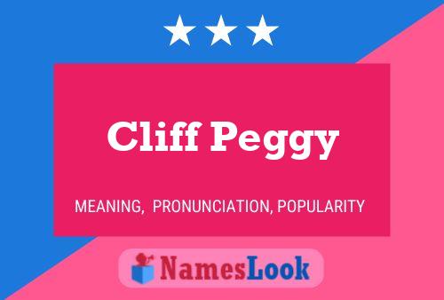 Cliff Peggy Name Poster