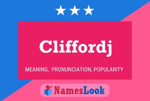 Cliffordj Name Poster