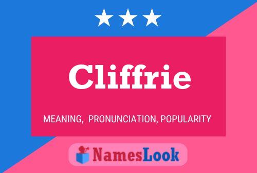 Cliffrie Name Poster