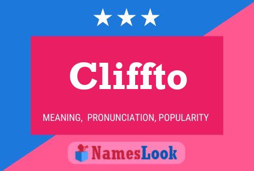 Cliffto Name Poster