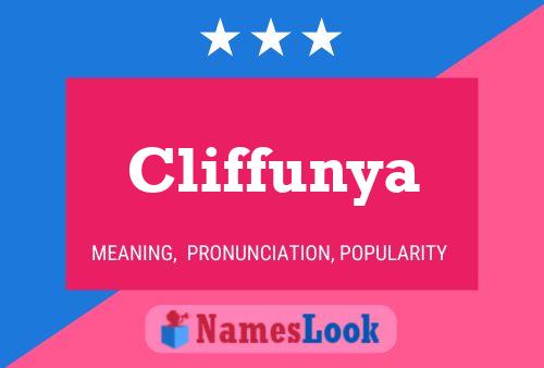 Cliffunya Name Poster