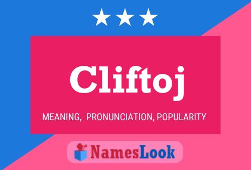 Cliftoj Name Poster