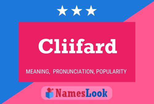 Cliifard Name Poster