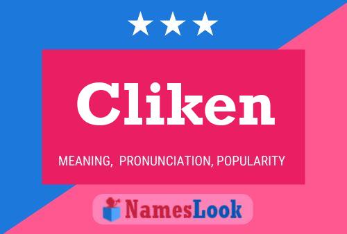 Cliken Name Poster