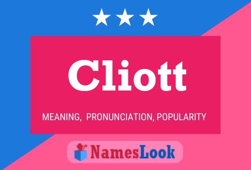 Cliott Name Poster