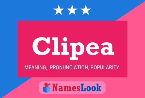 Clipea Name Poster