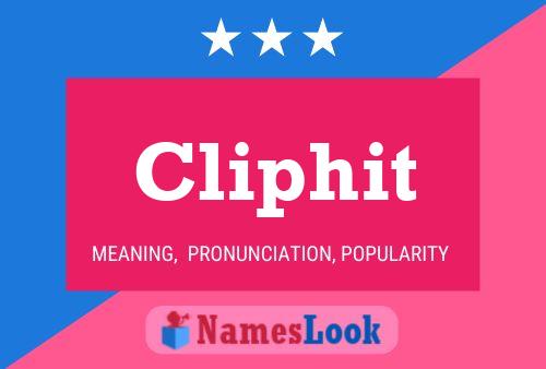 Cliphit Name Poster